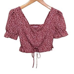 SHEIN Ditsy‎ Crop Top M